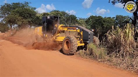 Patrol Na Limpeza De Rua Motoniveladora Patrola Road Grader Motor