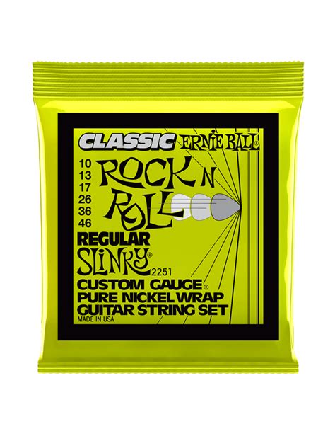 Ernie Ball Cuerdas Guitarra El Ctrica Regular Slinky Pure Nickel