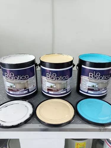 Pintura Caucho Baratica Blanco Cuñete 4gls MercadoLibre