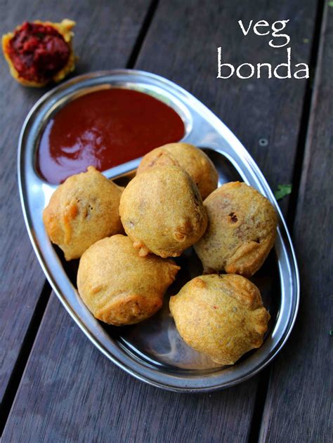 veg bonda recipe | vegetable bonda recipe | mixed veg bonda