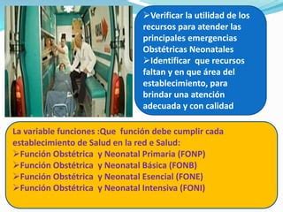 Funciones obstétricas neonatales fon PPT