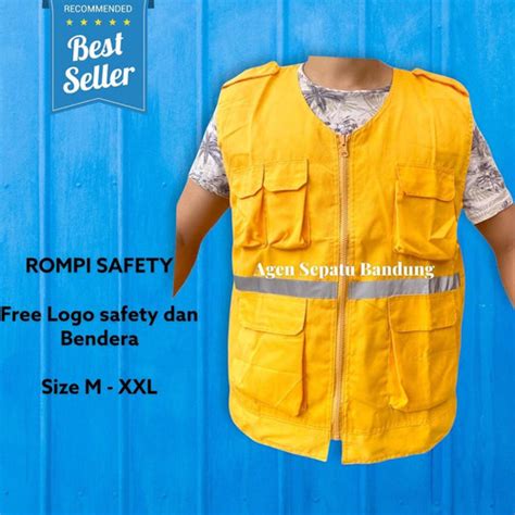 Jual Ori Rompi Safety Rompi Proyek Rompi Parkir Rompi Motor Rompi Biru Bca Xl Kota