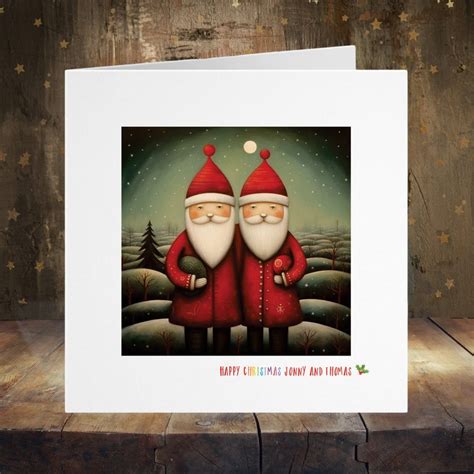 Gay Christmas Santa Etsy