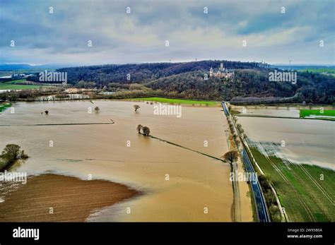 Überschwemmungen und Hochwasser nach starken Regenfällen in der Region