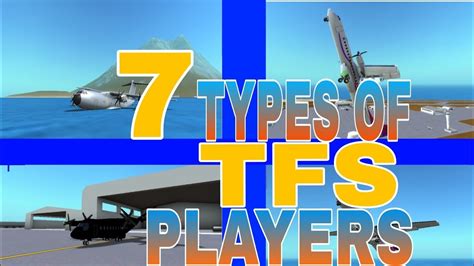 6 Types Of Tfs Players Turboprop Flight Sim Youtube