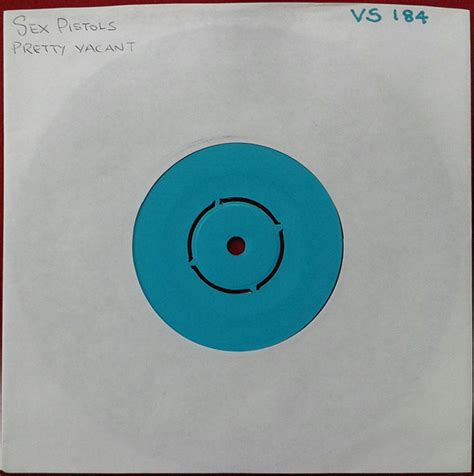 God Save The Sex Pistols Pretty Vacant United Kingdom Test Pressing