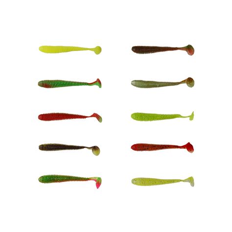 Basslegend Salted Fishing Soft Swing Ring Impact Shad Paddle Tail Worm