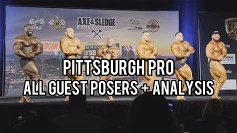 Pittsburgh Pro Guest Posing ALL GUEST POSERS ANALYSIS YouTube