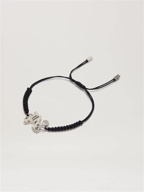 Cords Bracelet Pa Monogram In Black Palm Angels® Official