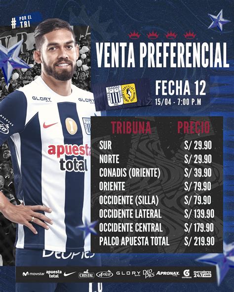 Entradas Alianza Lima Vs Cantolao Precio Venta Y Cronograma Para