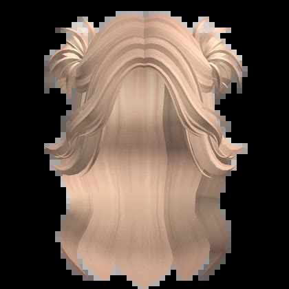 Half Up Wavy Space Buns Blonde Roblox Item Rolimon S
