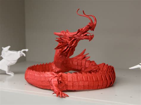 origami chinese dragon ~ art and craft kids