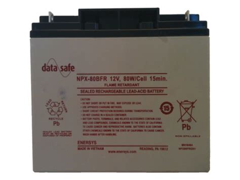 Enersys Datasafe Npx 80fr Lead Acid Battery Battery Store Inc