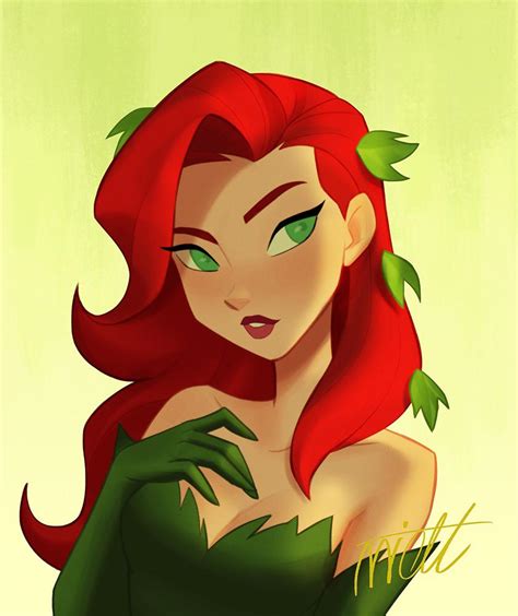 Artwork Poison Ivy By Miacat7 On Deviantart Dccomics