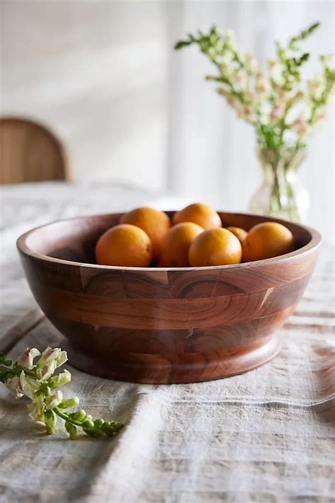 Acacia Wood Serving Bowl Terrain