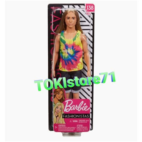 Jual COD Barbie Ken Fashionistas Doll 138 W Long Blonde Hair Limited Shopee Indonesia