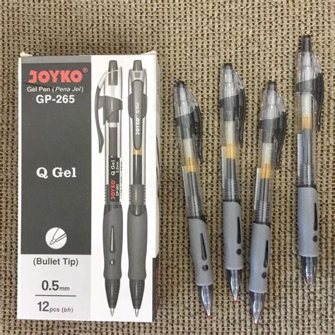 Pulpen Joyko Q Gel Gp Kotak Hitam