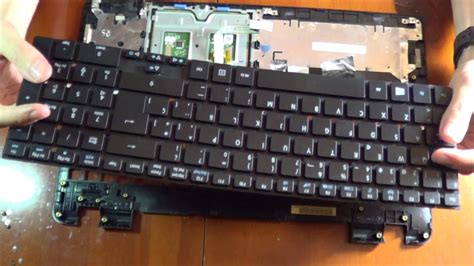 Cambiar el teclado al portátil Acer Z5WAH - YouTube