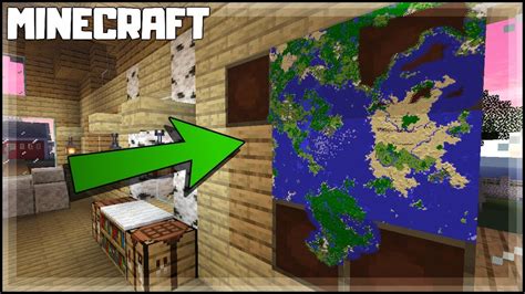 Minecraft How To Make A Map Wall Youtube