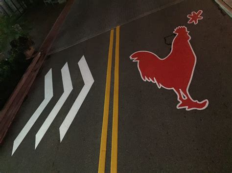 Hot Chicken Takeover Road Mural - Jarvis Art Studio
