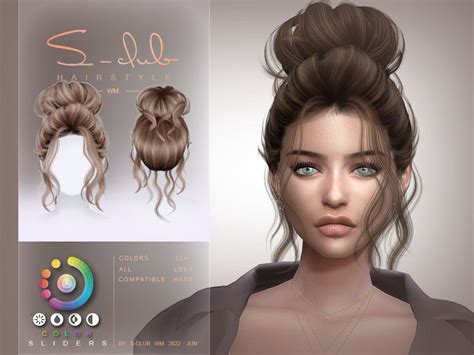 S Club S Elegant Updo Hairstyle Esther Sims Hair Hairstyle Womens