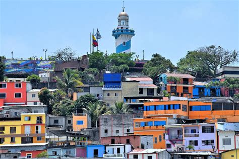 Lighthouse On Santa Ana Hill In Guayaquil Ecuador Encircle Photos