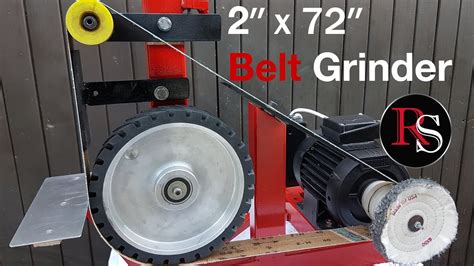 How To Make A 2x72 Belt Grinder With Buffing Wheel DIY YouTube