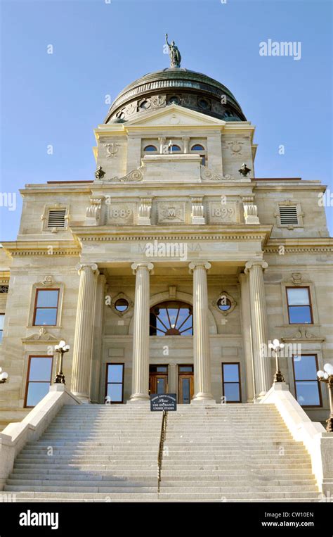 Montana State Capitol Building Helena Mt Us Stock Photo Alamy