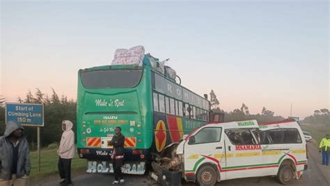 Tragic Crash Claims 4 Lives Leaves Nine Injured On Eldoret Nakuru Road