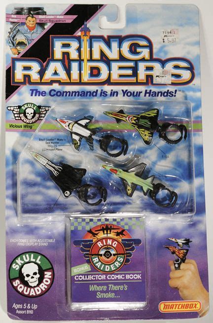 The Skull Squadrons Vicious Wing Set From Matchboxs Ring Raiders