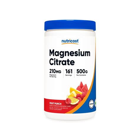 Nutricost Magnesium Citrate Powder