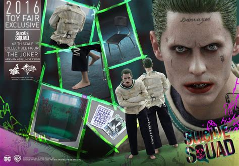 Jared Leto S Joker Heads To Arkham With Hot Toys New Suicide Squad Figure