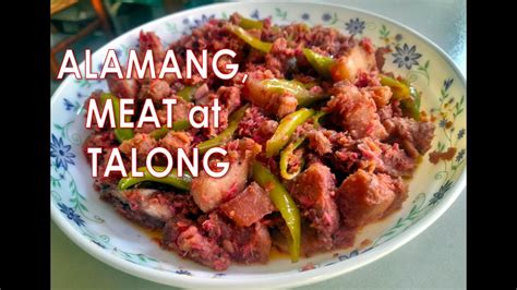 GANITO ANG PWEDE NYONG GAWIN PAG MERON KAYONG ALAMANG MEAT At TALONG