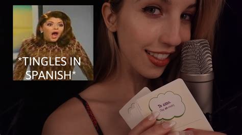 Asmr Tingly Spanish Words Phrases Youtube