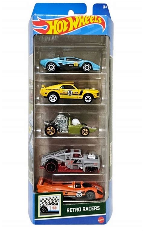 Hot Wheels Zestaw Autek Wyj Tkowe Modele Rajd Wki Retro Prezentowy Pak