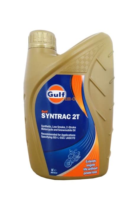 Gulf Syntrac 2T Full Syn 1L Omdoos 12st Power Oil