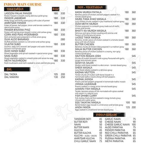 Menu at XOCHI Bar and Kitchen, Bengaluru