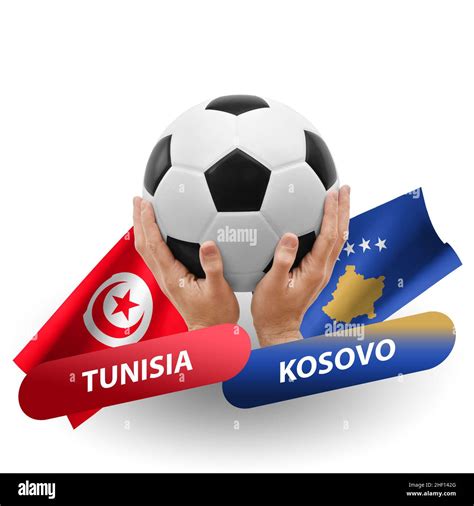 Soccer Football Competition Match National Teams Tunisia Vs Kosovo