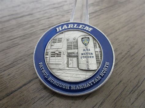 NYPD Patrol Borough Manhattan North Harlem Challenge Coin 43D EBay