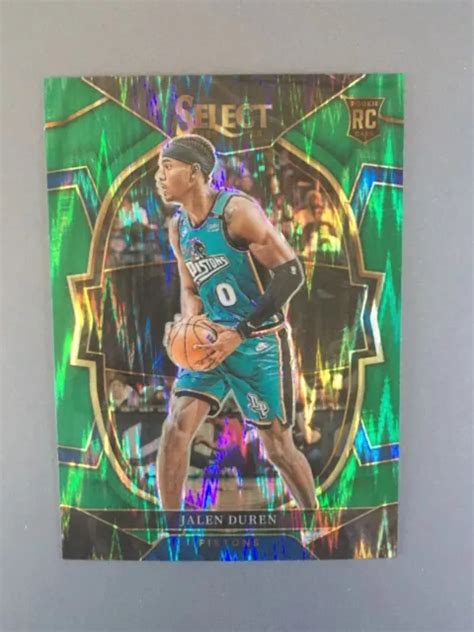 Jalen Duren 2022 23 Panini Select Concourse Flash Vert Prizm Rc 98 Eur