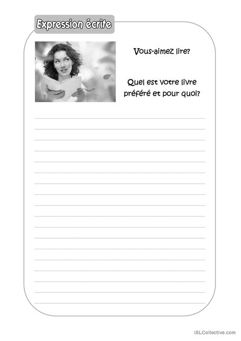 Expression Crite Fran Ais Fle Fiches Pedagogiques Pdf Doc