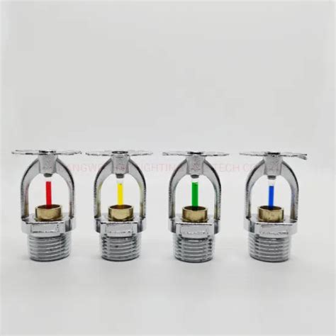 3mm Fast Response 68 Degree Red Color Glass Bulb Sidewall Fire Sprinkler Fire Sprinkler And