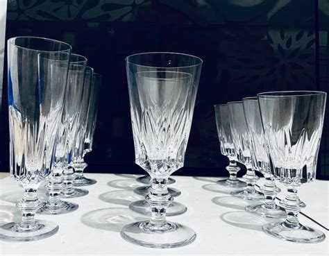 Cristallerie Royale De Champagne Bayel Grand Service De Verres En