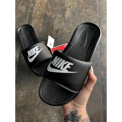 Envio Super R Pido Chinelo Slide Nike Nk Logo Unissex Masculino