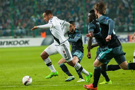 Liga Europy Legia Warszawa Dzielnie Walczy A Ale Ajaksu Prze Ama Nie