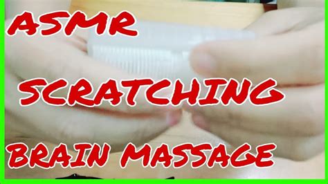 [asmr ] Brush Scratching Brain Massage 🧠 Relaxing No Talking Youtube