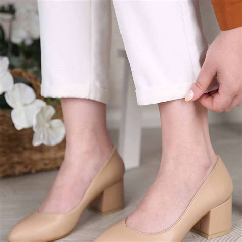 Kadın Günlük Topuklu Ayakkabı NUDE CİLT Fiyatları Flo