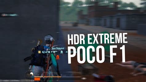 Poco F1 HDR Extreme Montage 5 Fingers Gyroscope PUBG Mobile