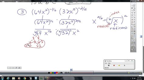 Section 6 4 Rational Exponents Youtube