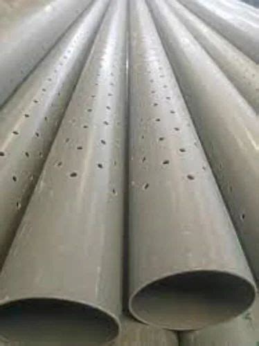 Perforated PVC Pipes 7 Inch Perforated PVC Pipe Manufacturer From